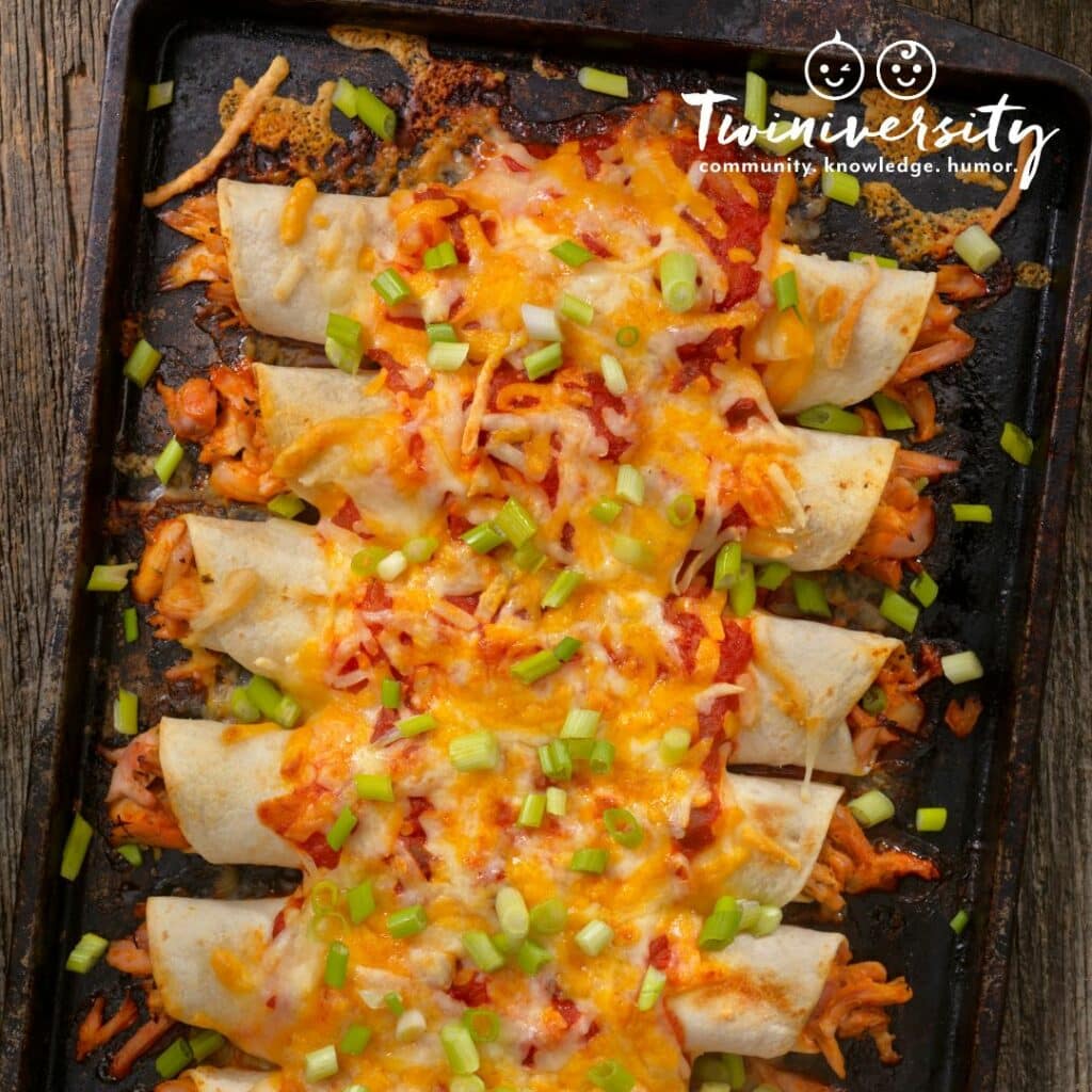 Freezer meal enchiladas