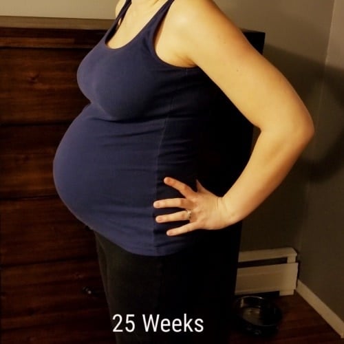 25 weeks pregnant with twins