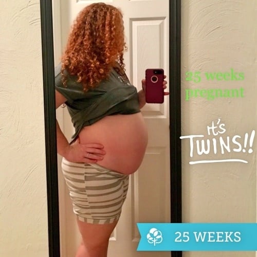 25 weeks pregnant with twins