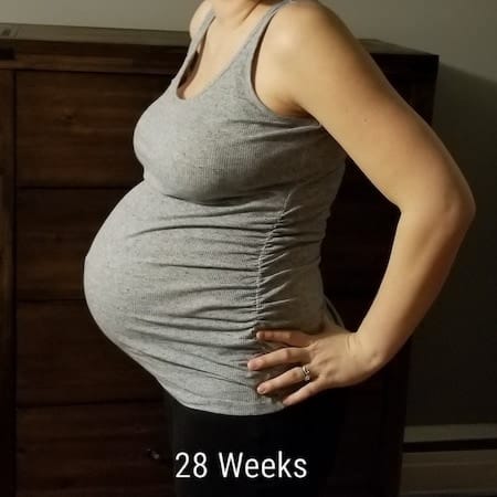 28 weeks pregnant with twins