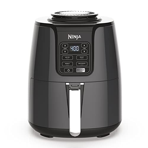 Ninja AF101 Air Fryer that Crisps, Roasts, Reheats, & Dehydrates, for Quick, Easy Meals, 4 Quart Capacity, & High Gloss Finish, Grey Ninja AF101 Air Fryer that Crisps, Roasts, Reheats, & Dehydrates, for Quick, Easy Meals, 4 Quart Capacity, & High Gloss Finish, Grey