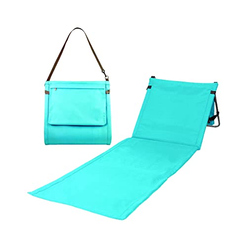Bo-Toys Portable Beach Mat Lounge Chair and Tote (Plain Blue) Bo-Toys Portable Beach Mat Lounge Chair and Tote (Plain Blue)