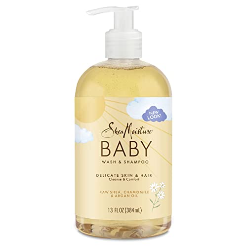 SheaMoisture Baby Wash & Shampoo for All Skin Types Raw Shea, Chamomile & Argan Oil Baby Wash and Shampoo with Frankincense & Myrrh to Help Cleanse 13 oz SheaMoisture Baby Wash & Shampoo for All Skin Types Raw Shea, Chamomile & Argan Oil Baby Wash and Shampoo with Frankincense & Myrrh to Help Cleanse 13 oz