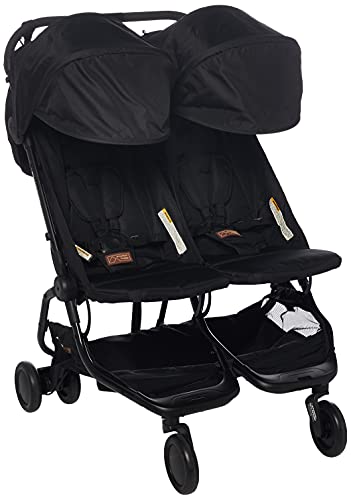 Mountain Buggy Nano Duo Buggy, Black Mountain Buggy Nano Duo Buggy, Black