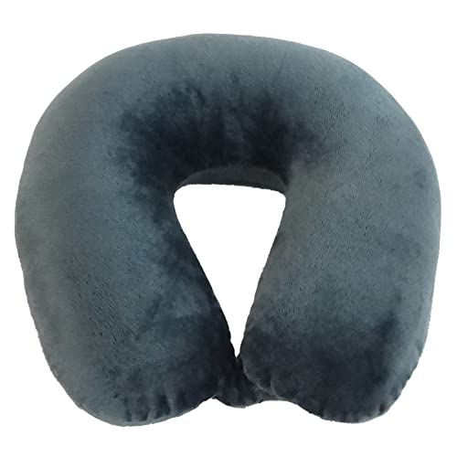 Wolf Essentials Adult Cozy Soft Microfiber Neck Pillow, Compact, Perfect for Plane or Car Travel, Charcoal Wolf Essentials Adult Cozy Soft Microfiber Neck Pillow, Compact, Perfect for Plane or Car Travel, Charcoal