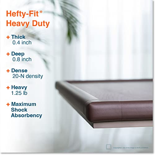 Roving Cove Edge Corner Protector Baby Proofing (Large 15ft Edge 4 Corners), Hefty-Fit Heavy-Duty, Soft NBR Rubber Foam, Furniture Fireplace Safety Corner Edge Bumper Guard, 3M Adhesive, Coffee Brown Roving Cove Edge Corner Protector Baby Proofing (Large 15ft Edge 4 Corners), Hefty-Fit Heavy-Duty, Soft NBR Rubber Foam, Furniture Fireplace Safety Corner Edge Bumper Guard, 3M Adhesive, Coffee Brown