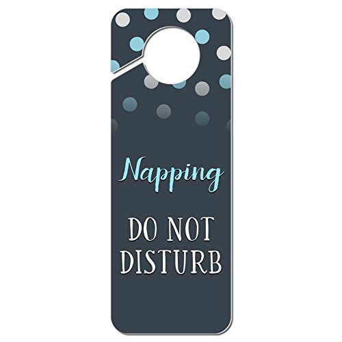 GRAPHICS & MORE Napping Do Not Disturb Plastic Door Knob Hanger Sign GRAPHICS & MORE Napping Do Not Disturb Plastic Door Knob Hanger Sign