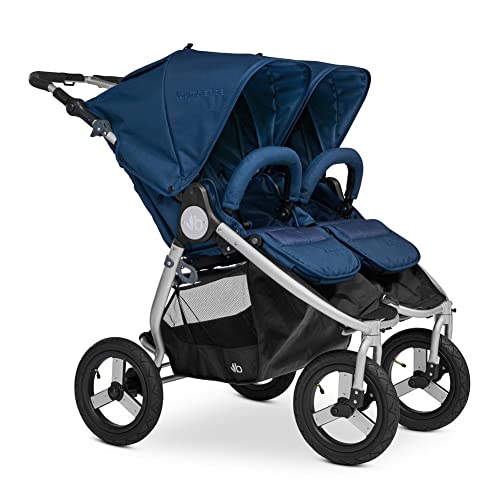 Bumbleride Indie Twin Double Stroller | All-Terrain | Lightweight | Eco-Friendly | Infant Ready Adjustable Seat | Easy, Compact Fold | All-Wheel Suspension (Indie Twin 2022, Maritime) Bumbleride Indie Twin Double Stroller | All-Terrain | Lightweight | Eco-Friendly | Infant Ready Adjustable Seat | Easy, Compact Fold | All-Wheel Suspension (Indie Twin 2022, Maritime)