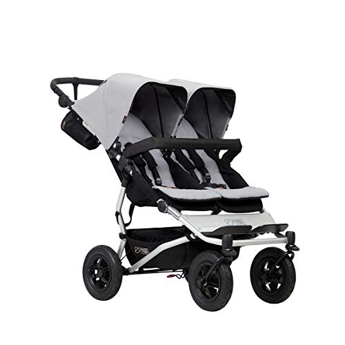 Mountain Buggy Duet V3 Buggy, Silver Mountain Buggy Duet V3 Buggy, Silver