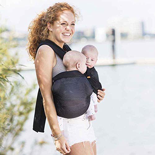 MiniMonkey - Baby Twin Carrier Black MiniMonkey - Baby Twin Carrier Black