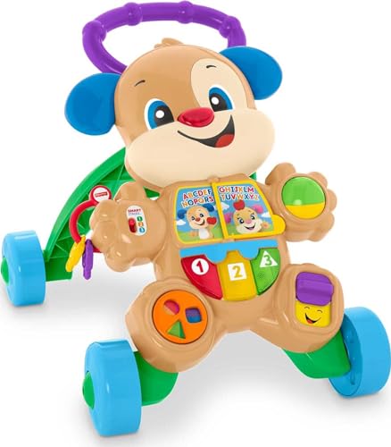 Fisher-Price Baby Toy Laugh & Learn Smart Stages Learn with Puppy Walker with Music Lights & Activities for Infants Ages 6+ Months Fisher-Price Baby Toy Laugh & Learn Smart Stages Learn with Puppy Walker with Music Lights & Activities for Infants Ages 6+ Months