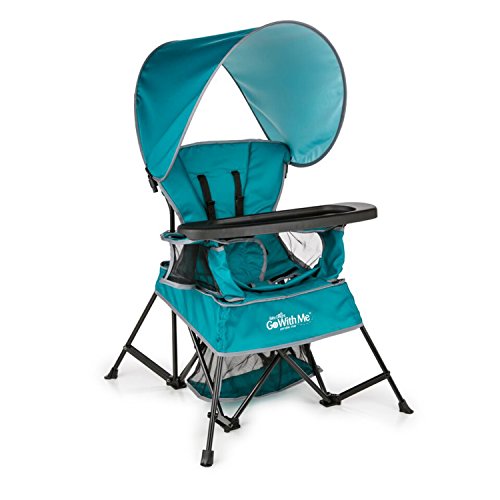 Baby Delight Go with Me Venture Portable Chair | Indoor and Outdoor | Sun Canopy | 3 Child Growth Stages | Teal Baby Delight Go with Me Venture Portable Chair | Indoor and Outdoor | Sun Canopy | 3 Child Growth Stages | Teal
