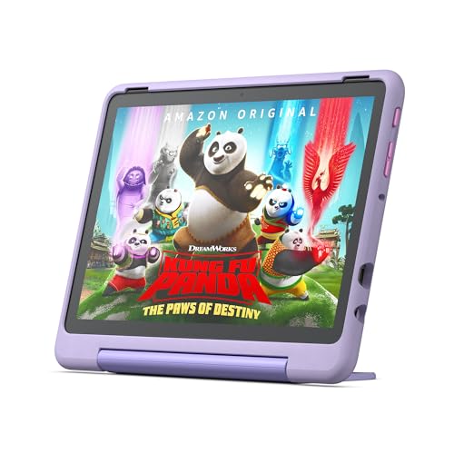 All-new Amazon Fire HD 10 Kids Pro tablet- 2023, ages 6-12 | Bright 10.1" HD screen | Slim case for older kids, ad-free content, parental controls, 13-hr battery, 32 GB, Happy Day All-new Amazon Fire HD 10 Kids Pro tablet- 2023, ages 6-12 | Bright 10.1" HD screen | Slim case for older kids, ad-free content, parental controls, 13-hr battery, 32 GB, Happy Day