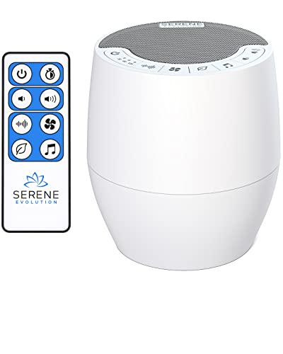 Serene Evolution White Noise Machine for Adults Sleeping & Baby - White Noise Machine for Office Privacy & Noise Canceling - Ocean Sound Machine for Sleeping - Sleep Machine White Noise Generator Serene Evolution White Noise Machine for Adults Sleeping & Baby - White Noise Machine for Office Privacy & Noise Canceling - Ocean Sound Machine for Sleeping - Sleep Machine White Noise Generator