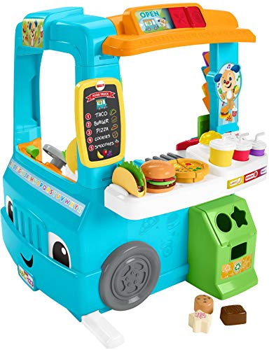 Fisher-Price Laugh & Learn Toddler Learning Toy Servin’ Up Fun Food Truck Electronic Playset With 24 Accessories For Ages 18+ Months Fisher-Price Laugh & Learn Toddler Learning Toy Servin’ Up Fun Food Truck Electronic Playset With 24 Accessories For Ages 18+ Months