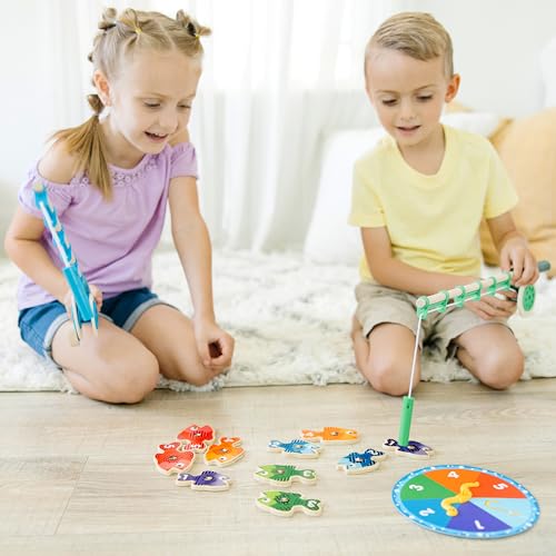 Melissa & Doug Catch & Count Wooden Fishing Game With 2 Magnetic Rods Melissa & Doug Catch & Count Wooden Fishing Game With 2 Magnetic Rods