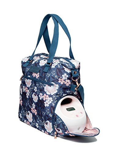 Sarah Wells Lizzy Breast Pump Bag - Compatible with Spectra, Medela, and More - Insulated Cooler Pocket (Le Floral) Sarah Wells Lizzy Breast Pump Bag - Compatible with Spectra, Medela, and More - Insulated Cooler Pocket (Le Floral)