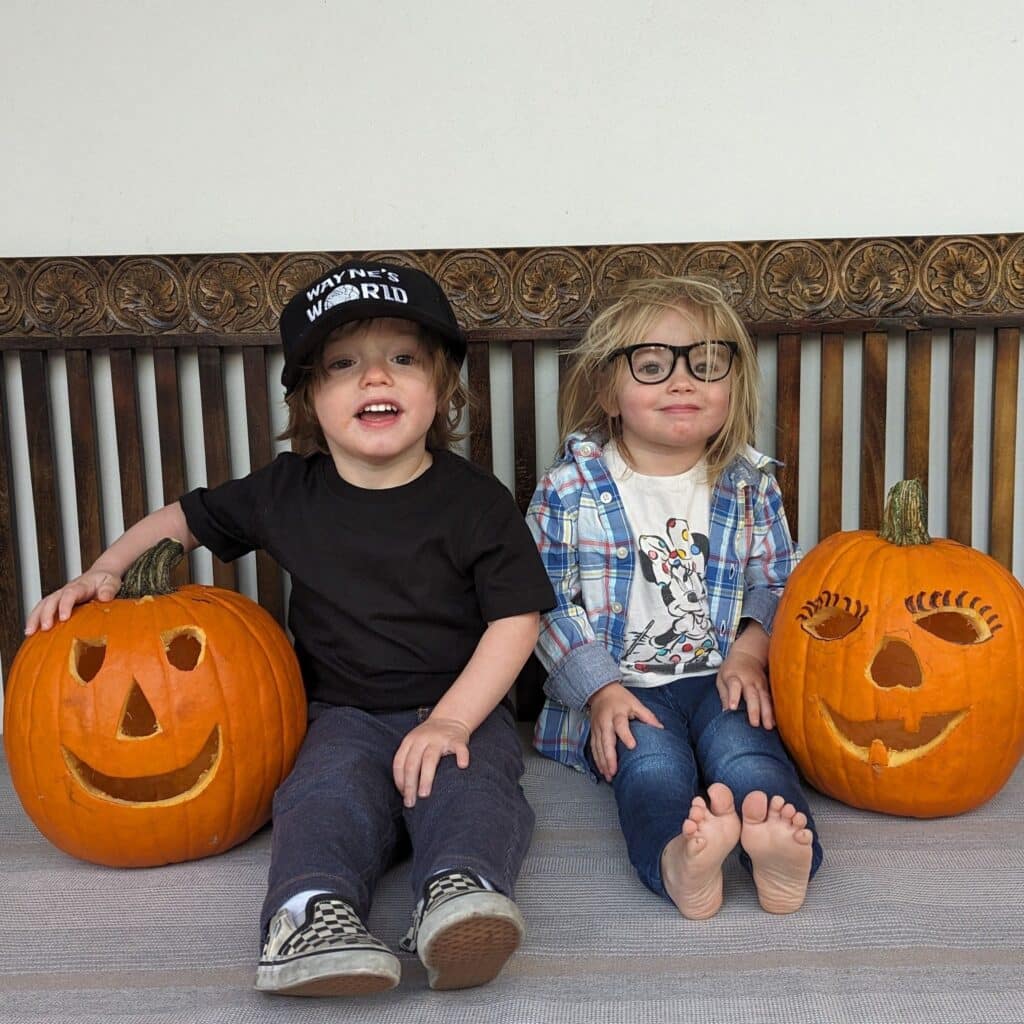 Wayne and Garth Halloween Costume for twins