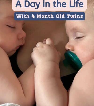 A Day in the Life With 4 Month Old Twins