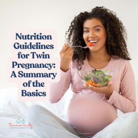twin pregnancy nutrition guidelines