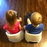 potty training boy/girl twins