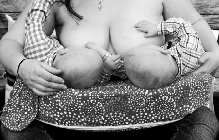 positions for breatfeeding twins