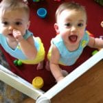 9-to-12-month-old twins