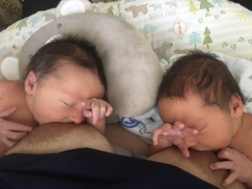 when do you find out its twins?