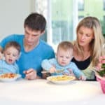 parents and toddlers eating Get Your Kids to Eat