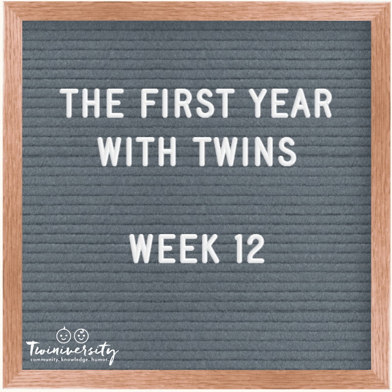 The First Year with Twins Week 12