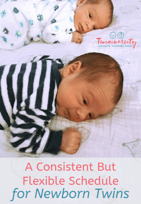 A Consistent But Flexible Schedule for Newborn Twins