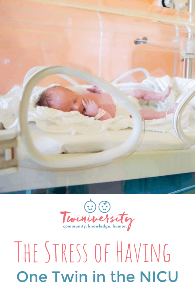 one twin in the nicu