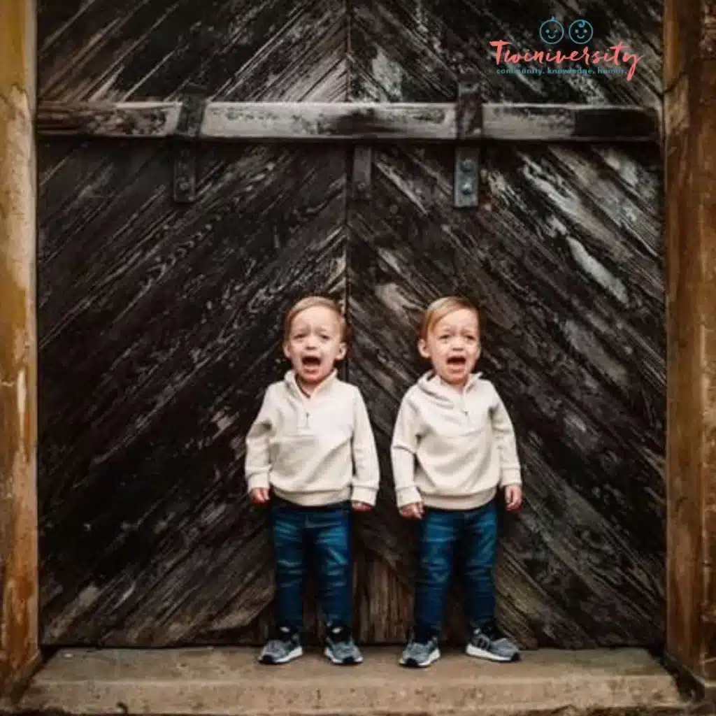 Terrible twos with twins